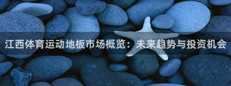 必一运动bsport体育：江西体育运动地板市场概览：未来趋势与投资机会